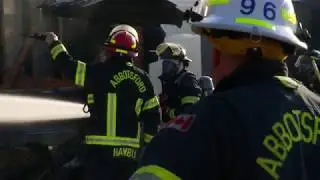 Building destroyed in Willow View Farms fire