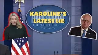 Karoline Leavitt&rsquo;s Shameless Lies About Tim Walz