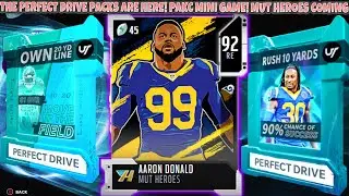 NEW PERFECT DRIVE PACKS! NEW ABILITIES! NEW PACK MINI GAME! MUT HEROES OR THE 50 COMING! | MADDEN 21