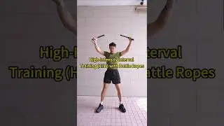 HIIT Cordless Battle Ropes Training