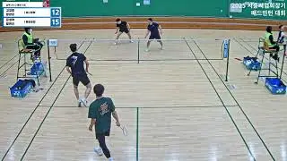 남복 30 D 예선 3조| (하나클럽) 김영훈/왕환준 vs (배곧클럽) 문성혁/황은진[2025년 시흥시협회장기 배드민턴 대회]
