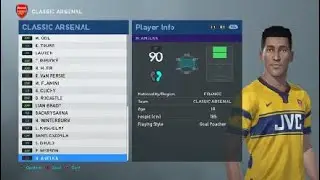 PES 2019 - classic Arsenal [ 1998 Nike away JVC KIT PS4 ]