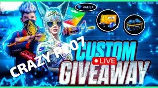 Free Fire live custom giveway + music crazy pc07
