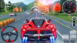 New car stunt 🤯 racing chellenge spider man team #gaming #stunt #racinggames