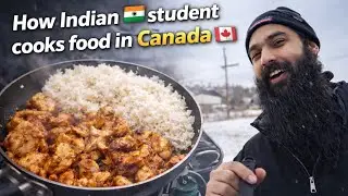 How INDIAN 🇮🇳 student cooks food in CANADA 🇨🇦 
