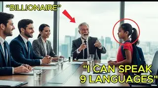 &ldquo;I Speak 9 Languages&rdquo; &ndash; The Black Girl Said Proudly&hellip; The Millionaire Laughed&mdash;But Was Left in Shock