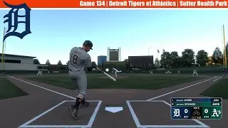 MLB The Show 25 | Detroit Tigers at Athletics | Game 134