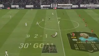 Long shot from David Silva ! FIFA 19