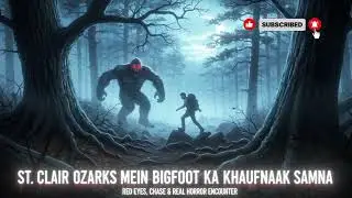 St. Clair Ozarks Mein Bigfoot Ka Khaufnaak Samna | Red Eyes, Chase & Real Horror Encounter