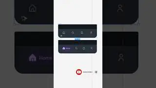 App Navigation Bar with Smart Animation SPEED DESIGN