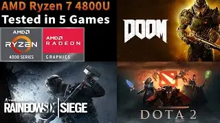 AMD Ryzen 7 4800U APU | Vega 8 | Tested 5 Games in 2023 Part 3