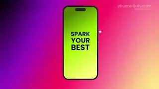 Premium Mobile Device Mockup | Spark Your Best App Promo & Vibrant Gradients