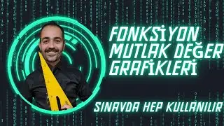 Fonksiyon mutlak değer grafikleri, kesin bilmelisin. #aytmatematik #tytmatematik #mutlakdeğer