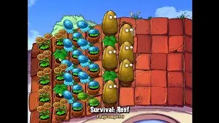 Plants vs Zombies | Survival: Roof