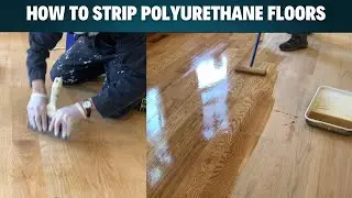 How To Strip Polyurethane From Floors - Using Klean Chemical Stripper