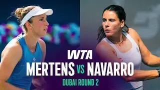 Elise Mertens vs. Emma Navarro | 2026 Dubai Round 2 | WTA Match Highlights