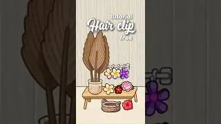 Easy hair clip tutorial ✨🎀 #avatarworld #tocaboca
