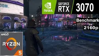 Watch Dogs Legion / RTX 3070 / AMD Ryzen 5 3600X / highest Settings / 4K
