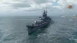 World Of Warships IJN Shimanto Class Tier VIII Cruiser 360 View RTX 4090 OC I9-14900KS