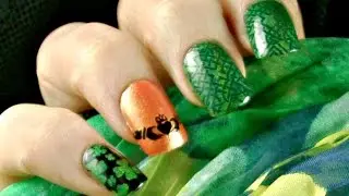 MESSY MANSION - LOOKBOOK - St Patrick's Day Celtic Nails, Samping Nail Art Tutorial