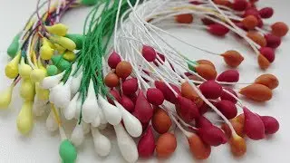 Тычинки своими руками. Основа для тычинок / Stamens with own hands