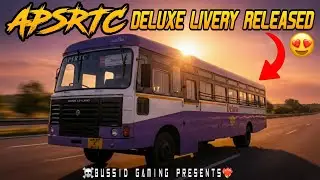 🔥 APSRTC OLD BS 3 DELUXE  BUS LIVERY RELEASED FOR ASHOK LEYLAND BS 3 BUS MOD | 