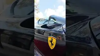 Ferrari showed up in style at the Miami Concours.