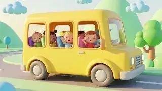 Wheels on the Bus for Kids | Action & Freeze Song | Fun Nursery Rhymes