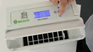 How to use the control panel on a Meaco DD8L Zambezi | Meaco