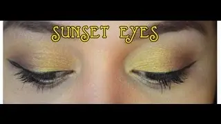 How to: Pretty Summer Sunset Eyes