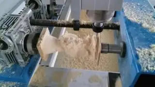 8 spindles with Rotary cnc router machine