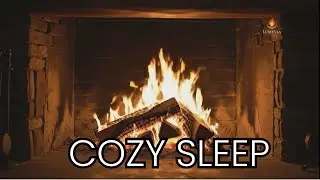 Cozy Fireplace Night | Deep Sleep Ambience (3 Hours)