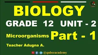 1. Biology Grade 12 | Unit 2 Microorganisms | Part 1 | Qubee Academy | @QUBEEDIGITAL