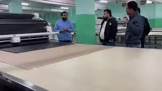 MARUTI CAR SEAT COVER FABRIC SPREADING BY EASTMAN ES960