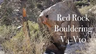 Red Rock Bouldering: Great Moderates to V10s