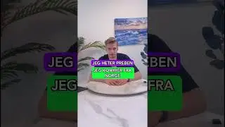 Introducing himself &ndash; the Norwegian way 🇳🇴👋