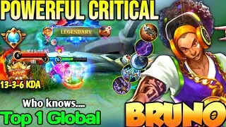 Bruno Best Build In 2022 | Top 1 Global Bruno Who knows.... - Mobile Legends