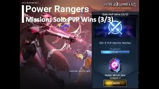 Power Rangers _Mission_Solo PvP Wins 3/3_Legacy Wars_game_2019