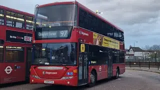 *Kickdown* | Stagecoach London 15104 LX09FZA Bus Route 97 | Scania Omnicity ZF Euro 4