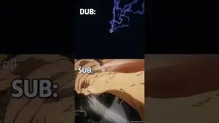 Sub vs dub anime moments part.1! Which one was better🤔?