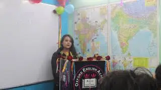 #New Year Welcome Speech By Pragya in #2021 #at Oxford English Academy Bhopal.#Newyearspeech#