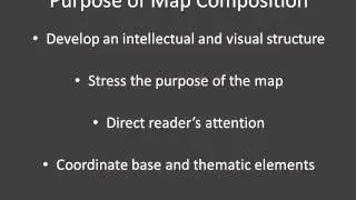 Planar and Hierarchical Organization on a Map Introduction