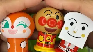 ASM play with anpanman push toy. アンパンマン　プッシュおもちゃ