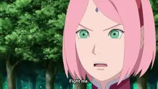 #naruto #boruto Sarada train by sasuke and sakura
