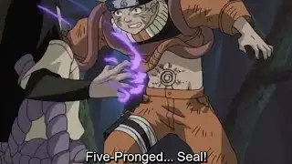 Naruto was defeated by Orochimaru by using the Five-Pronged Seal on the mark of the Nine-Tails!