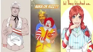 Fast food big heads take each other on in the ring (wwe 2k25)
