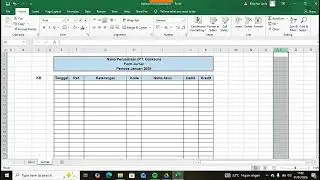 Tutorial Membuat Aplikasi Excel Akuntansi 