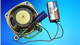 Vintage Doorbell Circuit | DIY 5W Speaker Doorbell Using BC547 & BC557