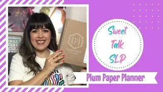 Speech Therapy Planner | Speech Therapy Organization | Plum Paper 2023 | October 2022