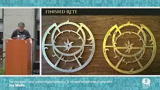 The astrolabe! Digital technology recreating ancient analog computers! - Jes Wolfe at !!Con 2024